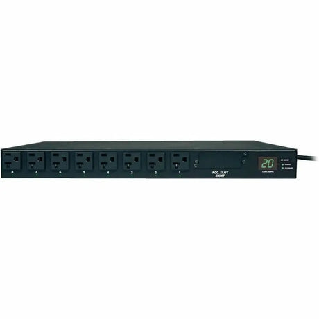 EATON Tripp Lite PDU Metered ATS 120V 20A 5-15/20R 16 Outlet L5-20P Horizontal 1U - 16 x NEMA 5-15/20R - 2.4kVA - 1U Rack-mountable - PDUMH20AT