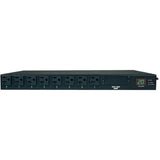 EATON Tripp Lite PDU Metered ATS 120V 20A 5-15/20R 16 Outlet L5-20P Horizontal 1U - 16 x NEMA 5-15/20R - 2.4kVA - 1U Rack-mountable - PDUMH20AT