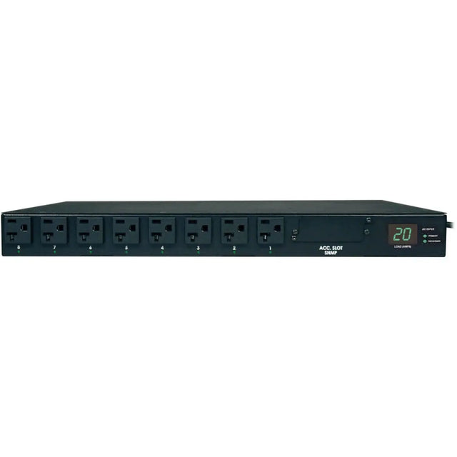 EATON Tripp Lite PDU Metered ATS 120V 20A 5-15/20R 16 Outlet L5-20P Horizontal 1U - 16 x NEMA 5-15/20R - 2.4kVA - 1U Rack-mountable - PDUMH20AT