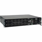 EATON Tripp Lite PDU Metered ATS 120V 30A 24 5-15/20R; 1 L5-30R 2 L5-30P 2URM - 24 x NEMA 5-15/20R, 1 x NEMA L5-30R - 2UHorizontal Rackmount, Wall Mountable - PDUMH30AT