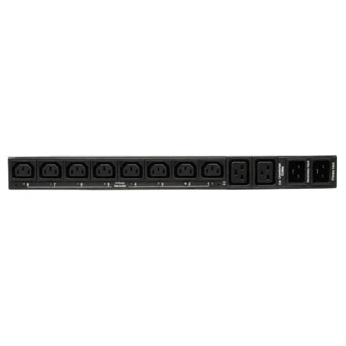 EATON Tripp Lite PDU Metered ATS 200-240V 16/20A 8 C13; 2 C19; 2 C20 1URM TAA Compliant - 2 x IEC 60320 C19, 8 x IEC 60320 C13 - 200 V AC - PDUMH20HVAT