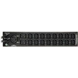 EATON Tripp Lite PDU Metered ATS 208V / 240V 30A 16 C13; 2 C19; 1 L6-30R 2URM - 2UHorizontal Rackmount - PDUMH30HVAT