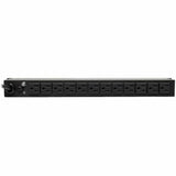 EATON Tripp Lite PDU Metered Isobar Surge 120V 15A 5-15R 14 Outlet 5-15P 1URM - NEMA 5-15P - 14 x NEMA 5-15R - 120 V AC - 1440 W - 1U - Vertical - Wall-mountable, Rack-mountable - PDUMH15-ISO
