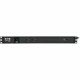 EATON Tripp Lite PDU Metered Isobar Surge 120V 15A 5-15R 14 Outlet 5-15P 1URM - NEMA 5-15P - 14 x NEMA 5-15R - 120 V AC - 1440 W - 1U - Vertical - Wall-mountable, Rack-mountable - PDUMH15-ISO