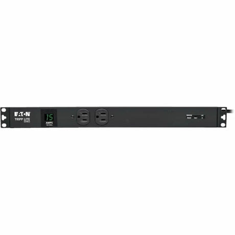 EATON Tripp Lite PDU Metered Isobar Surge 120V 15A 5-15R 14 Outlet 5-15P 1URM - NEMA 5-15P - 14 x NEMA 5-15R - 120 V AC - 1440 W - 1U - Vertical - Wall-mountable, Rack-mountable - PDUMH15-ISO