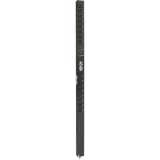 EATON Tripp Lite PDU Monitored 1.4kW 120V 16 5-15R LX Platform Interface 0URM TAA - Monitored - NEMA 5-15P - 16 x NEMA 5-15R - 120 V AC - 0U - Vertical - Rack Mount - TAA Compliant - PDUMNV15LX