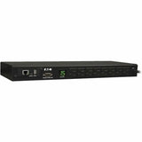 EATON Tripp Lite PDU Monitored 120V 15A 5-15R 8 Outlet 5-15P Horizontal 1URM - 8 x NEMA 5-15R - 1U Horizontal Rackmount - PDUMNH15