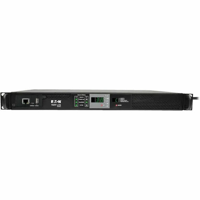 EATON Tripp Lite PDU Monitored Horizontal 3.3/3.8KW 208/240V ATS L6-20R L6-20P 1U - 3.80 kVA - 1U - PDUMNH20HVAT