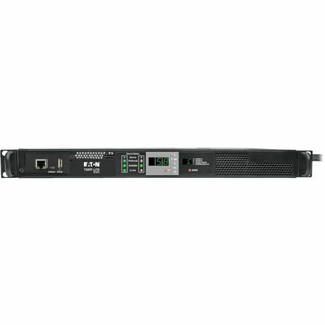 EATON Tripp Lite PDU Monitored Horizontal 5.8kw 208/240V L6-30R 2 L6-30P ATS 1URM - NEMA L6-30P - 1 x NEMA L6-30R - 230 V AC - 1URack-mountable - PDUMNH30HVAT