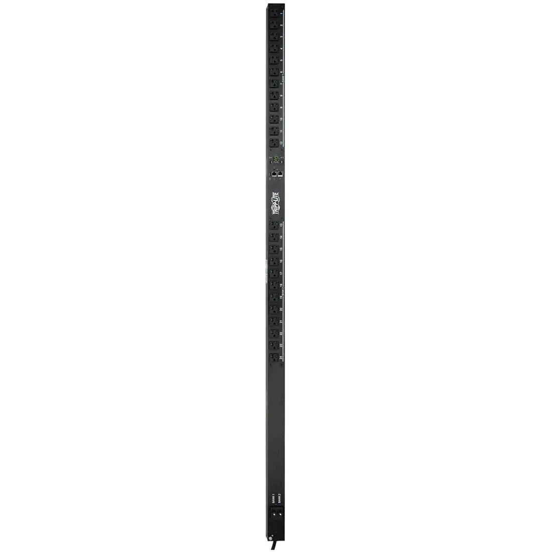 EATON Tripp Lite PDU Single-Phase Monitored 120V 24 5-15/20R LX Platform 0URM TAA - Monitored - 24 x NEMA 5-15/20R - 120 V AC - Network (RJ-45) - 0U - Vertical - Rack Mount - TAA Compliant - PDUMNV30LX