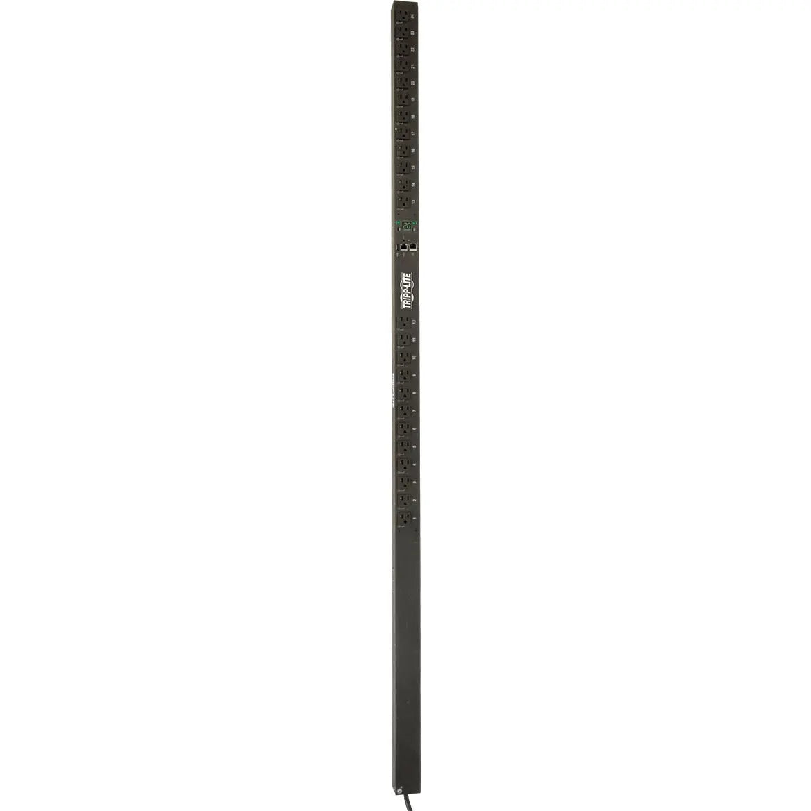 EATON Tripp Lite PDU Switched 120V 20A 24 5-15/20R L5-20P LX Interface 0URM TAA - Switched - NEMA 5-20P, NEMA L5-20P - 24 x NEMA 5-15/20R - 120 V AC - 0U - Vertical - Rack Mount - Rack-mountable - TAA Compl - PDUMVR20NETLX