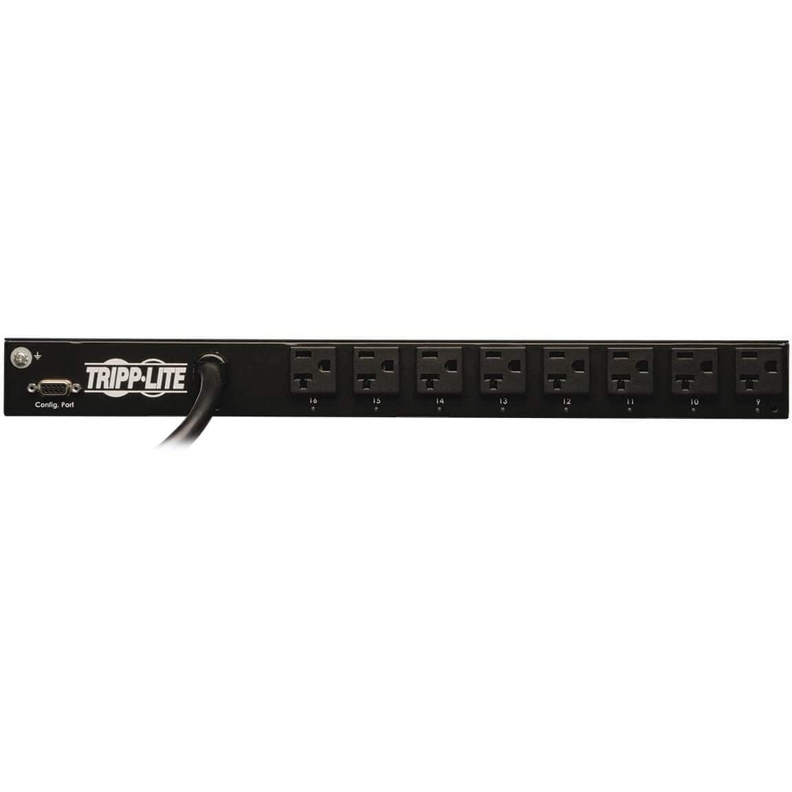 EATON Tripp Lite PDU Switched 120V 20A 5-15/20R 16 Outlet 1U RM TAA - 1URack-mountable, Vertical, Wall Mountable - PDUMH20NET