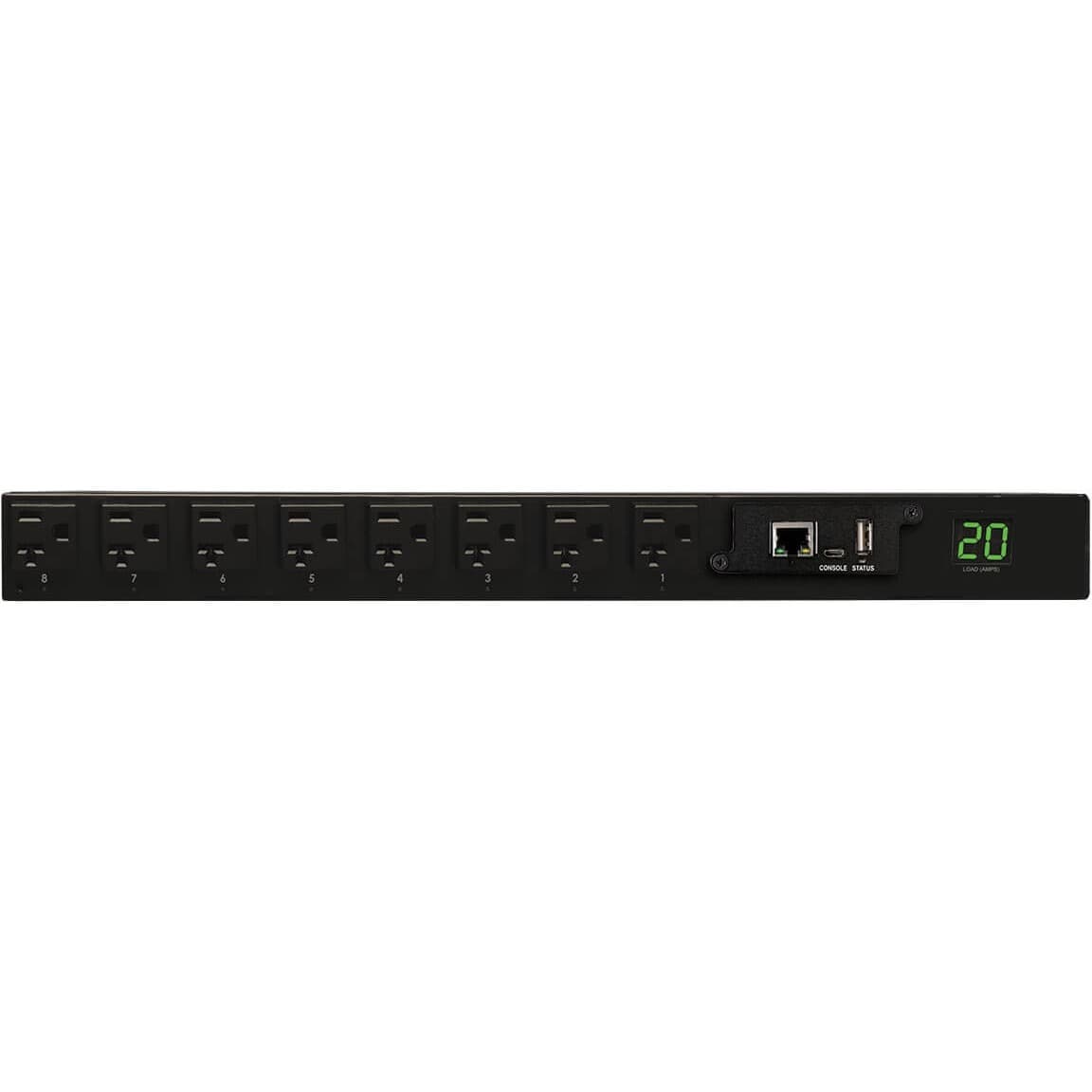 EATON Tripp Lite PDU Switched 120V 20A 5-15/20R 16 Outlet 1U RM TAA - 1URack-mountable, Vertical, Wall Mountable - PDUMH20NET