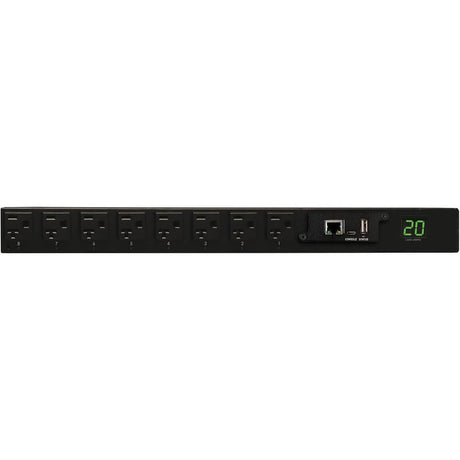 Tripp Lite PDU Switched 120V 20A 5-15/20R 16 Outlet 1U RM TAA - 1URack-mountable, Vertical, Wall Mountable - PDUMH20NET EATON