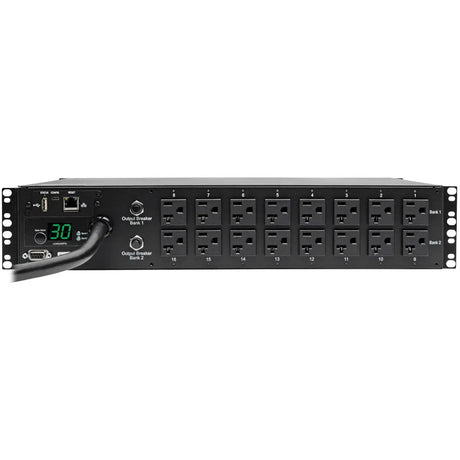 EATON Tripp Lite PDU Switched 120V 30A 5-15/20R 16 Outlet 2URM -Special Price - 16 x NEMA 5-20R - 2U Rack-mountable - PDUMH30NET