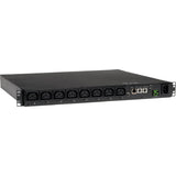 EATON Tripp Lite PDU Switched 200V - 240V 15A C13 8 Outlet C14 Horizontal 1URM TAA - 8 x IEC 320 EN 60320 C13 - 1U Rack-mountable - PDUMH15HVNET