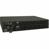 EATON Tripp Lite PDU Switched 208V - 240V 30A 8 C13; 6 C19 L6-30P Horizontal 2URM - 14 - 2U Rack-mountable - PDUMH30HV19NET