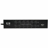 EATON Tripp Lite PDU Switched ATS 120V 30A 24 5-15/20R; 1 L5-30R 2 L5-30P 2URM - 24 x NEMA 5-15/20R, 1 x NEMA L5-30R - 2UHorizontal Rackmount - PDUMH30ATNET