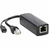 EATON Tripp Lite PoE to USB Micro-B and RJ45 Active Splitter 48V to 5V 1A 100M - 328 ft Maximum Operating Distance - Network (RJ-45) - USB - NPOE-SPL-G-5VMU
