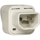 EATON Tripp Lite Power Plug Adapter for IEC-320-C13 Outlets - power connector ada - IEC 60320 C14 - UNIPLUGINT