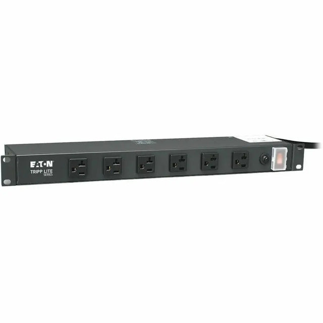 EATON Tripp Lite Power Strip 12-Outlet Rackmount Metal 120V 5-15/20R 15ft Cord 1U - NEMA L5-20P - 12 NEMA 5-15/20R - 15ft Input - RS-1215-20T