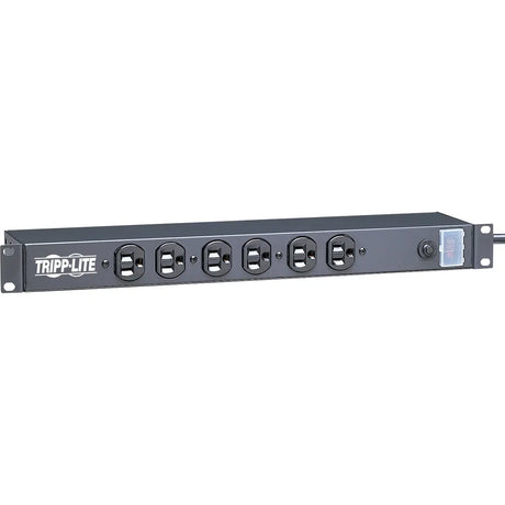 EATON Tripp Lite Power Strip 12-Outlet Rackmount Metal 120V 5-15R 15ft Cord 1URM - NEMA 5-15P - 12 NEMA 5-15R - 15ft - RS-1215