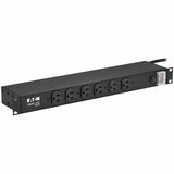 EATON Tripp Lite Power Strip 12-Outlet Rackmount Metal 120V 5-15R 15ft Cord 1URM - NEMA 5-15P - 12 NEMA 5-15R - 15ft - RS-1215