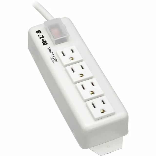 EATON Tripp Lite Power Strip 120V 5-15R 4 Outlet Metal 6' Cord 5-15P - NEMA 5-15P - 4 NEMA 5-15R - 6ft - TLM406NC