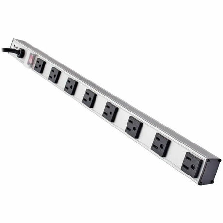EATON Tripp Lite Power Strip 8-Outlet Vertical 5-15R 10ft Cord 24" Length 120V - NEMA 5-15P - 8 x NEMA 5-15R - 10 ft Cord - 15 A Current - 120 V AC Voltage - 1800 W - Vertical Rackmount, Horizontal Rackmoun - PS240810