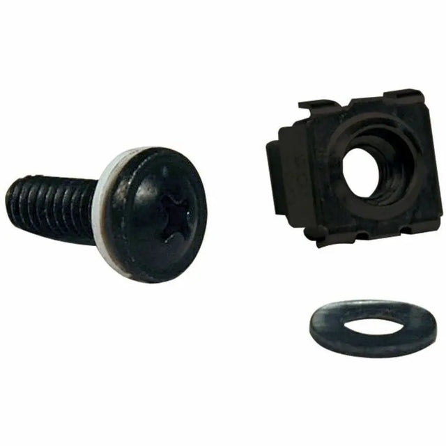 EATON Tripp Lite Rack Enclosure Cabinet Square Hole Hardware Kit Screws Washers - 50 Each - SRCAGENUTS
