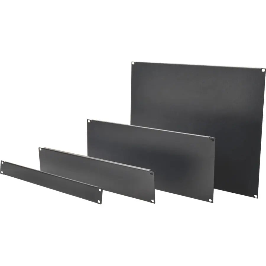 EATON Tripp Lite Rack Enclosure Server Cabinet 4 Piece Blanking Panel Kit 19 in - Cold Rolled Steel - 4 Pack - 19" Width - SRXUPANEL