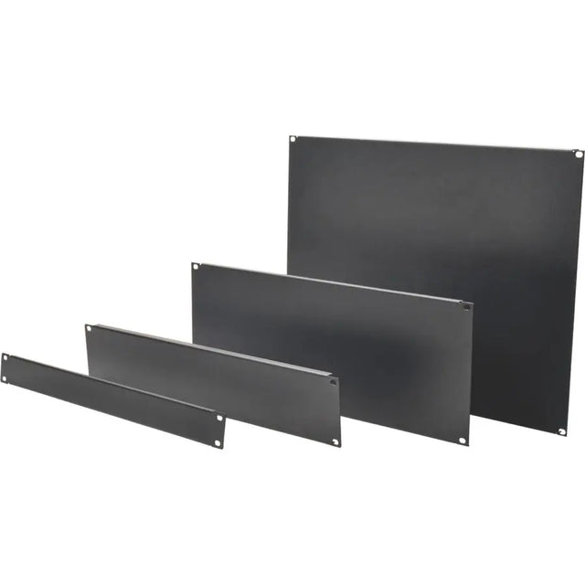 EATON Tripp Lite Rack Enclosure Server Cabinet 4 Piece Blanking Panel Kit 19 in - Cold Rolled Steel - 4 Pack - 19" Width - SRXUPANEL