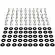 EATON Tripp Lite Rack Enclosure Server Cabinet Threaded Hole Hardware Kit - Rack Screw, Flat Washer - SRSCREWS