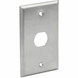 EATON Tripp Lite RJ45 Bulkhead Wall Plate 1 Cutout Industrial Metal Single Gang - 1 x Total Number of Socket(s) - 1-gang - Silver - Metal, Stainless Steel - TAA Compliant - N206-FP01-IND