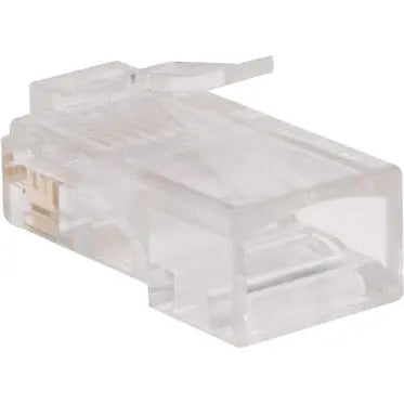 EATON Tripp Lite RJ45 for Solid / Standard Conductor 4-Pair Cat5e Cat5 Cable 100 Pack - 100 Pack - 1 x RJ-45 Network Male - N030-100