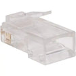 EATON Tripp Lite RJ45 for Solid / Standard Conductor 4-Pair Cat5e Cat5 Cable 100 Pack - 100 Pack - 1 x RJ-45 Network Male - N030-100