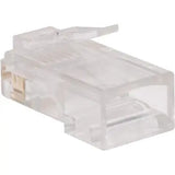EATON Tripp Lite RJ45 for Solid / Standard Conductor 4-Pair Cat5e Cat5 Cable 100 Pack - 100 Pack - 1 x RJ-45 Network Male - N030-100