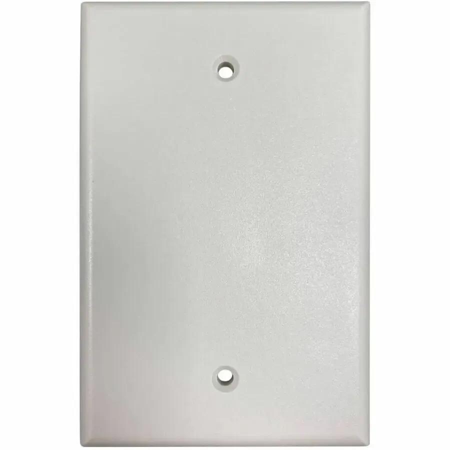 EATON Tripp Lite Safe-IT Blank Wall Plate, Antibacterial, Ivory Matte, TAA - Ivory - High Impact Plastic, Acrylonitrile Butadiene Styrene (ABS) - TAA Compliant