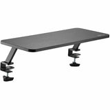 EATON Tripp Lite Safe-IT Clamp-On Monitor Riser - Antimicrobial Protection, 25.6 in. (65 cm) - Clamp Mount for Monitor, HDTV, Notebook, Mobile Printer, Workstation - Black - 44 lb Load Capacity - WWSSCOS26AM