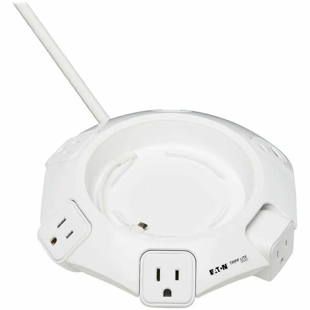 EATON Tripp Lite Safe-IT Conference Surge Protector 4 Rotating Outlet USB C USB-A - 4 x NEMA 5-15R, 4 x USB - 1800 VA - 1080 J - 120 V AC Input - TLP410UCUFOAM
