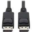 EATON Tripp Lite Safe-IT DisplayPort Cable Antibacterial Latching Connectors 6ft - 6 ft DisplayPort A/V Cable for Audio/Video Device, Blu-ray Player, Gaming Console, Notebook, Tablet, Monitor, Projector, Au...  - P580AB-006