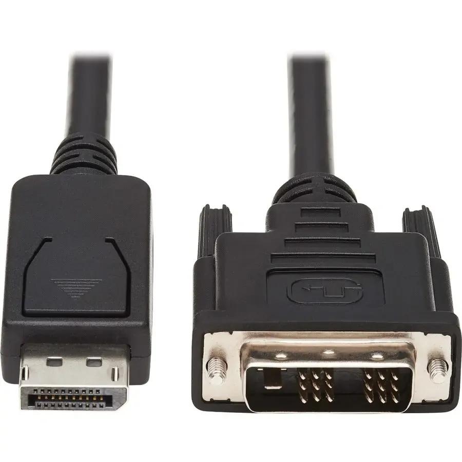 EATON Tripp Lite Safe-IT DisplayPort to DVI Adapter Cable Antibacterial M/M 6ft - 6 ft DisplayPort/DVI Video Cable for Audio/Video Device, Blu-ray Player, Gaming Console, Notebook, Tablet, Monitor, Projecto...  - P581AB-006