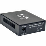 EATON Tripp Lite SC Multimode Fiber Media Converter Gigabit 10/100/1000 RJ45 550M 850nm - 1 x Network (RJ-45) - 10/100/1000Base-T, 1000Base-SX - Desktop - N785-001-SC-MM
