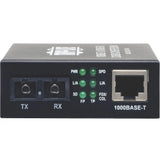 EATON Tripp Lite SC Multimode Fiber Media Converter Gigabit 10/100/1000 RJ45 550M 850nm - 1 x Network (RJ-45) - 10/100/1000Base-T, 1000Base-SX - Desktop - N785-001-SC-MM
