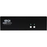 EATON Tripp Lite Secure KVM Switch, 2-Port, Dual Head, DisplayPort to DisplayPort, 4K, NIAP PP4.0, Audio, TAA - 2 Computer(s) - 1 Local User(s) - 3840 x 2160 - 50 Hz, 60 Hz - 4 x USB - 6 x DisplayPort - TAA Compliant