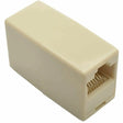 EATON Tripp Lite Straight-Through RJ45 Modular In-Line Coupler (RJ45 F/F), 10 Pack - 10 Pack - 1 x RJ-45 Network Female - 1 x RJ-45 Network Female - White - N033-001-10PK