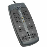EATON Tripp Lite Surge Protector 120V 10 Outlet RJ11 Coax 8' Cord 3345 Joule - Receptacles: 8 x NEMA 5-15R - 3345J - TLP1008TELTV