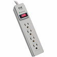 EATON Tripp Lite Surge Protector 4 Outlet 4ft Cord 450 Joule Surge Suppressor - Receptacles: 4 x NEMA 5-15R - 450J - TLP404