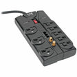 EATON Tripp Lite Surge Protector Power Strip 120V 8 Outlet RJ11 Coax 8' Cord 2160 Joule - Receptacles: 8 x NEMA 5-15R - 2160J