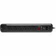 EATON Tripp Lite Surge Protector Power Strip 120V Right Angle 7 Outlet RJ11 Black - 7 x NEMA 5-15R - 1800 VA - 1080 J - 120 V AC Input - TLP76RBTEL